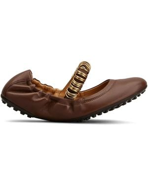 Tod's Dee Ballerina Shoes - Brown