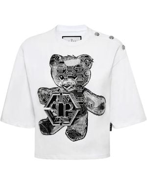 Philipp Plein 3d Teddy T-shirt - ホワイト