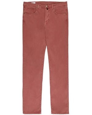 Slowear Five-Pocket Trousers - Red
