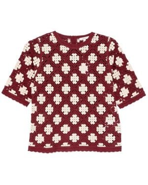 Yerse Floral T-Shirt - Red