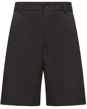 Moncler Belt-Loop Button-Fastening Shorts - Black