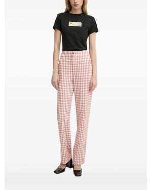 Moschino Graphic-Print T-Shirt - Pink