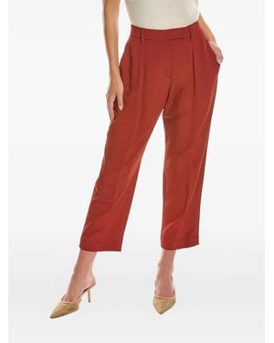 Brunello Cucinelli Hose Mit Bundfalten - Rot