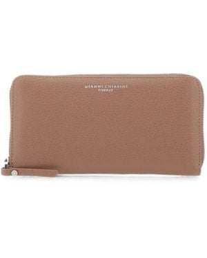 Gianni Chiarini Grain Leather Wallet - Brown