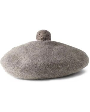 Margaret Howell Bonnet À Pompon - Gray