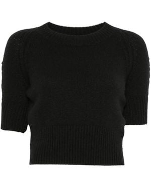 Ermanno Scervino Haut À Manches Courtes - Black