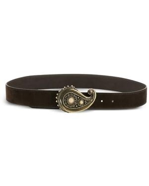 Orciani Leather Belt - White