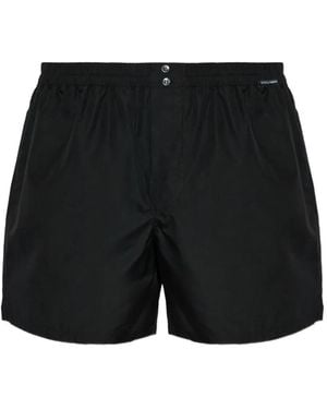 Dolce & Gabbana Dolce & Gabbana Boxer Shorts With Buttons - Black