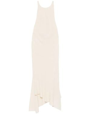 ANDAMANE Carmen Ruffled Midi Dress - White