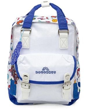 Doughnut Graphic-Print Backpack - Blue