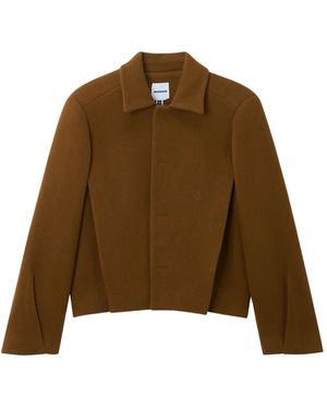 Adererror Collared Buttoned Jacket - Brown