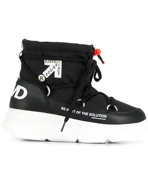 F_WD Botas de nieve con logo - Negro