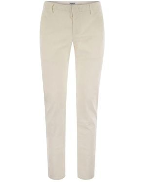 Dondup Button-Up Trousers - Natural