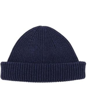 Amaranto Gerippte Beanie - Blau