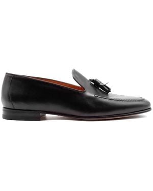 Berwick Shoes Round-Toe Tassel-Detail Loafers - White