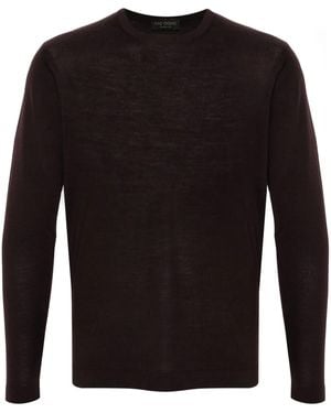 Dell'Oglio Crew-Neck Merino-Wool Jumper - Black