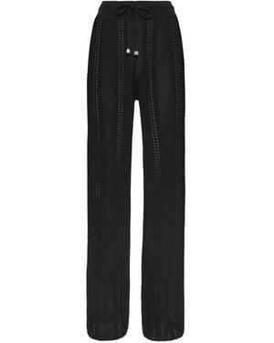 Philipp Plein Knitted Trousers - Black