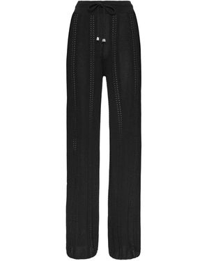 Philipp Plein ニットパンツ - ブラック