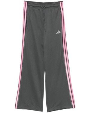 adidas Side-Stripe Track Trousers - Grey
