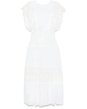 Bambah Rückenfreies Blanca Spitzenkleid - Weiß