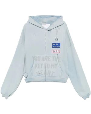 PALY Zip-up Hoodie - Blue
