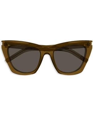 Saint Laurent ケイト サングラス - ブラウン