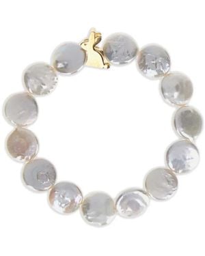 Aliita 9Kt Perlenarmband Mit Hase - Weiß