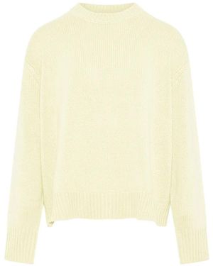 Yves Salomon Kaschmirpullover Mit Rundhalsausschnitt - Weiß