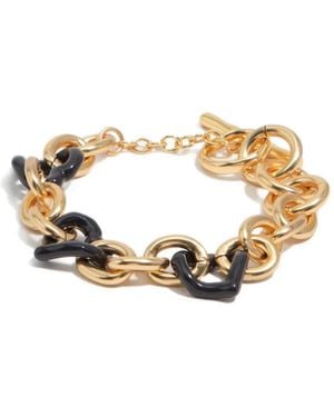 Bimba Y Lola Heart Chain Bracelet - Metallic
