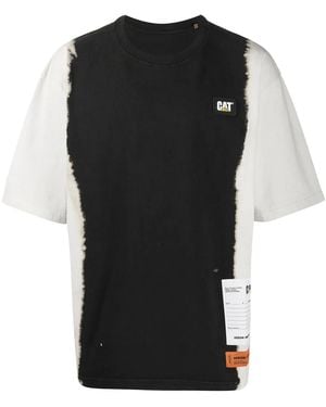 Heron Preston Oversized Tie-Dye T-Shirt - Black