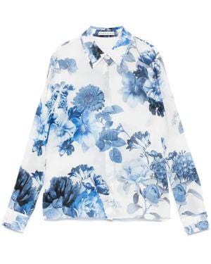 Alice + Olivia Chemise Willa - Bleu