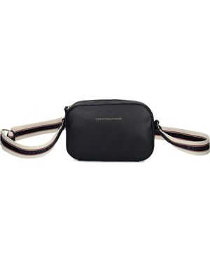 Tommy Hilfiger Logo-motif crossbody bag - Schwarz