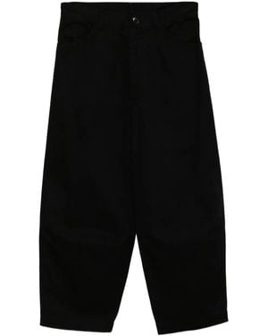 Y's Yohji Yamamoto Katoenen Broek - Zwart