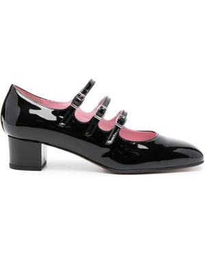 CAREL PARIS Carel Patent Leather Kina Mary Jane - Black