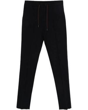 Maurizio Baldassari Pantalon En Laine À Coupe Droite - Noir