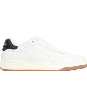 Saint Laurent SL61 leather sneakers - Weiß