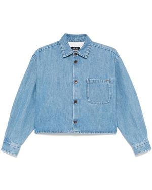 A.P.C. Shirts - Blue