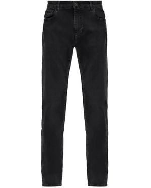 Etro Jean À Boutons À Logo - Black