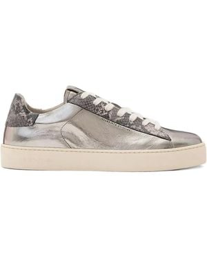 AllSaints Metallic Paneled Sneakers