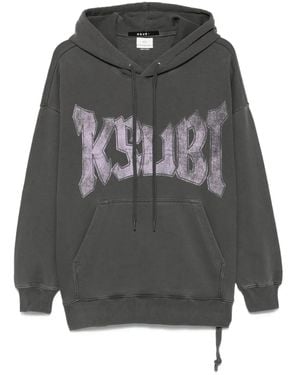 Ksubi Hoodie mit Logo-Print - Grau