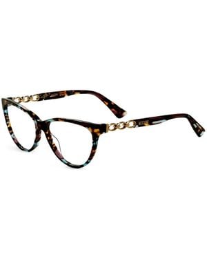 Moschino Cat-Eye-Brille - Mettallic