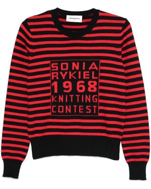 Sonia Rykiel Knitting Contest セーター - レッド