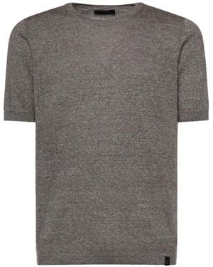 Fay Short-Sleeve T-Shirt - Grey