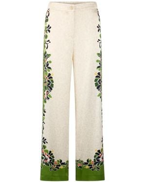 Marc Cain Warri Palazzo Trousers - White