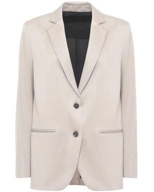 Rrd Single-Breasted Blazer - White
