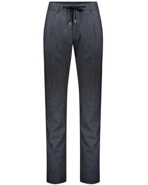 Moorer Anton Hose Mit Kordelzug - Blau