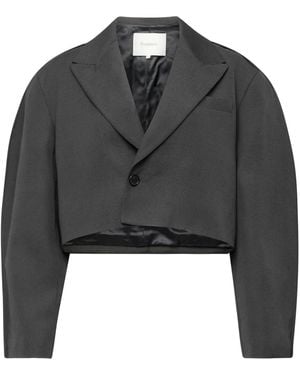 JW Anderson クロップド テーラードジャケット - ブラック