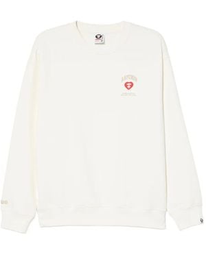 Aape By A Bathing Ape Logo-Patched Sweatshirt - White
