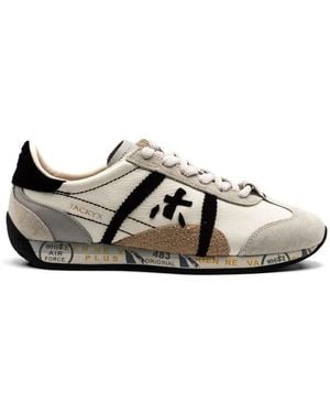 Premiata Jackyx Lace-Up Sneakers - White