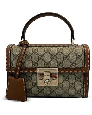 Gucci Padlock Gg Kleine Tas Met Monogram - Zwart
